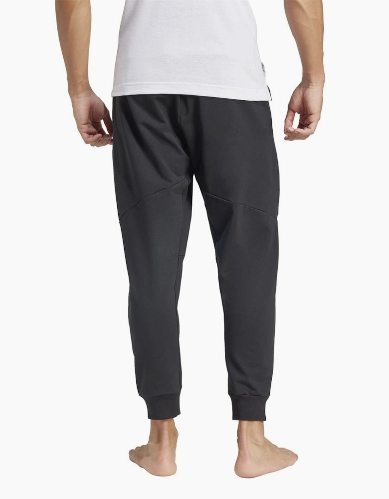 Solid Patterned Relaxed Fit Joggers