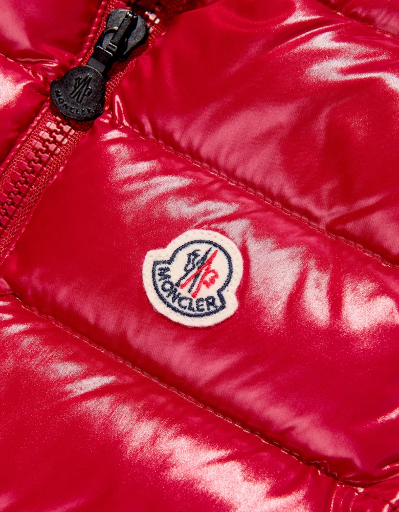 Moncler Enfant Girls Down Padded Ghany Gilet in Red