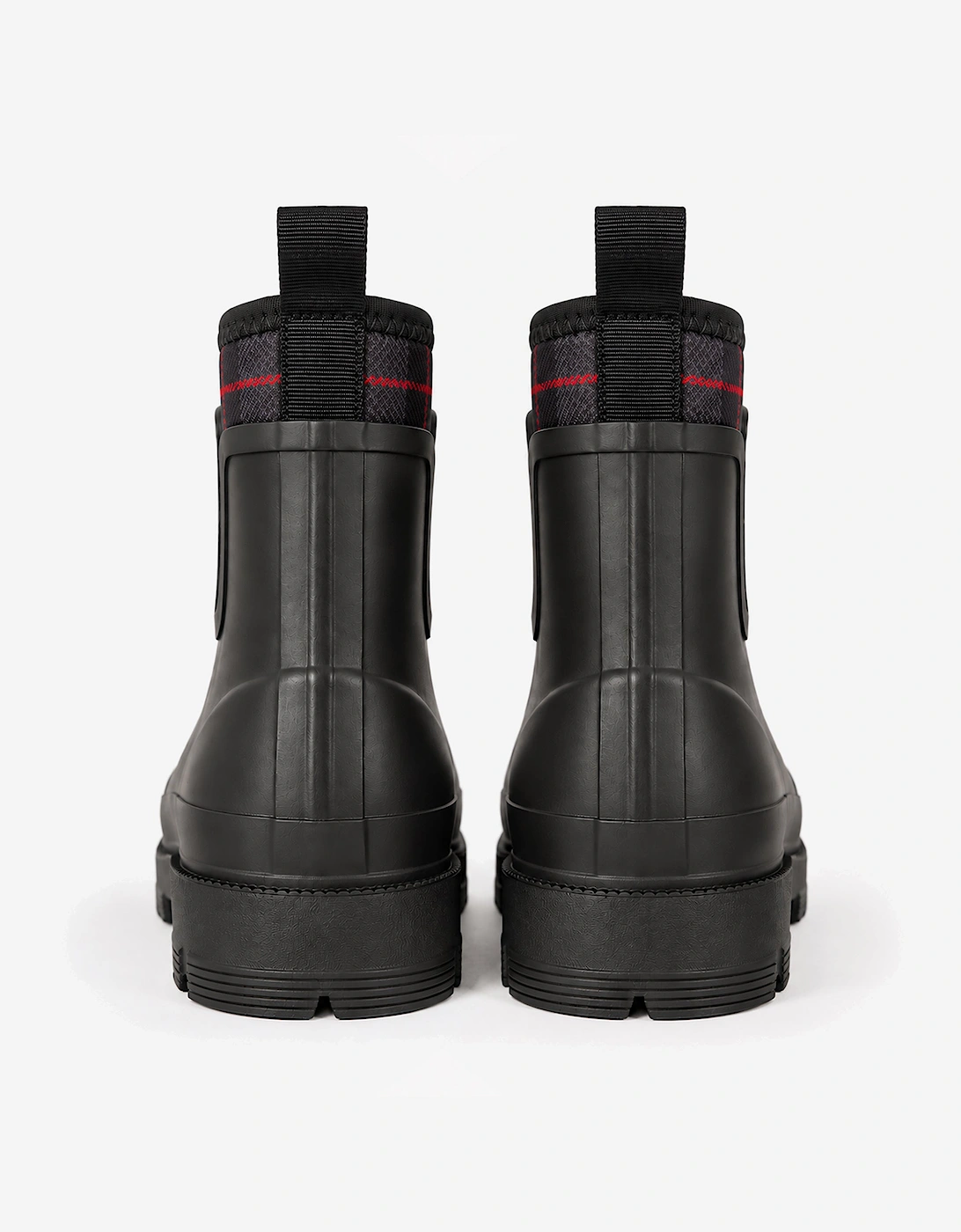 Mud Dogs BROOKE Womens Ankle Neoprene Wellies Black Check