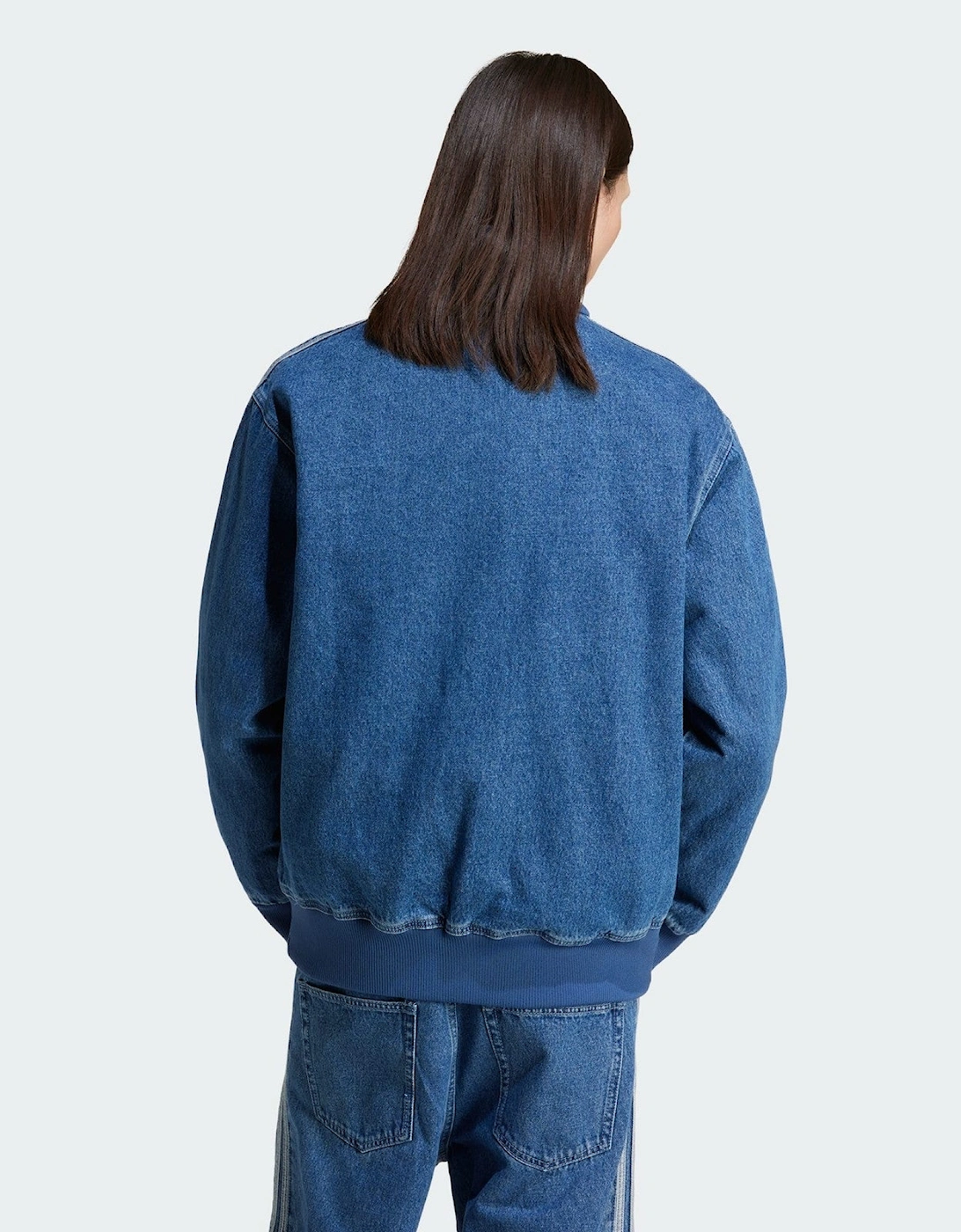 Adidas Originals Mens Denim Firebird Track Top