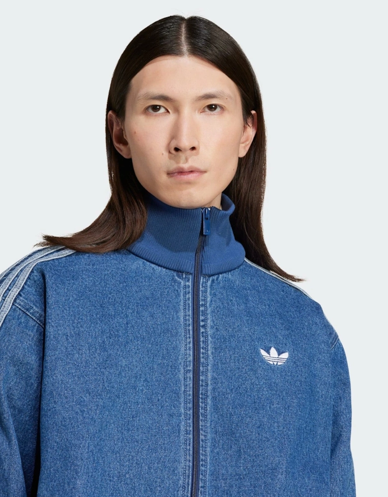 Adidas Originals Mens Denim Firebird Track Top
