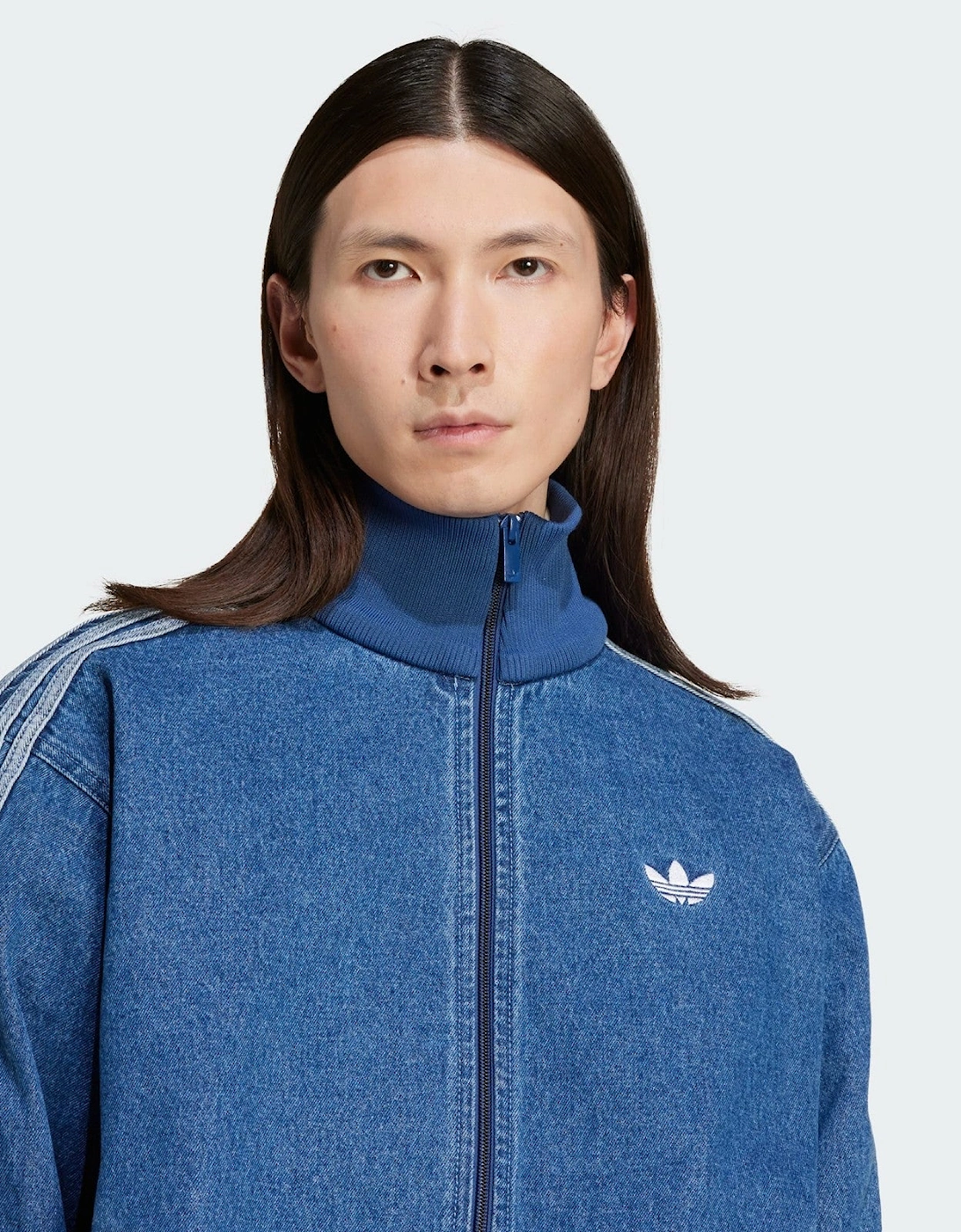 Adidas Originals Mens Denim Firebird Track Top