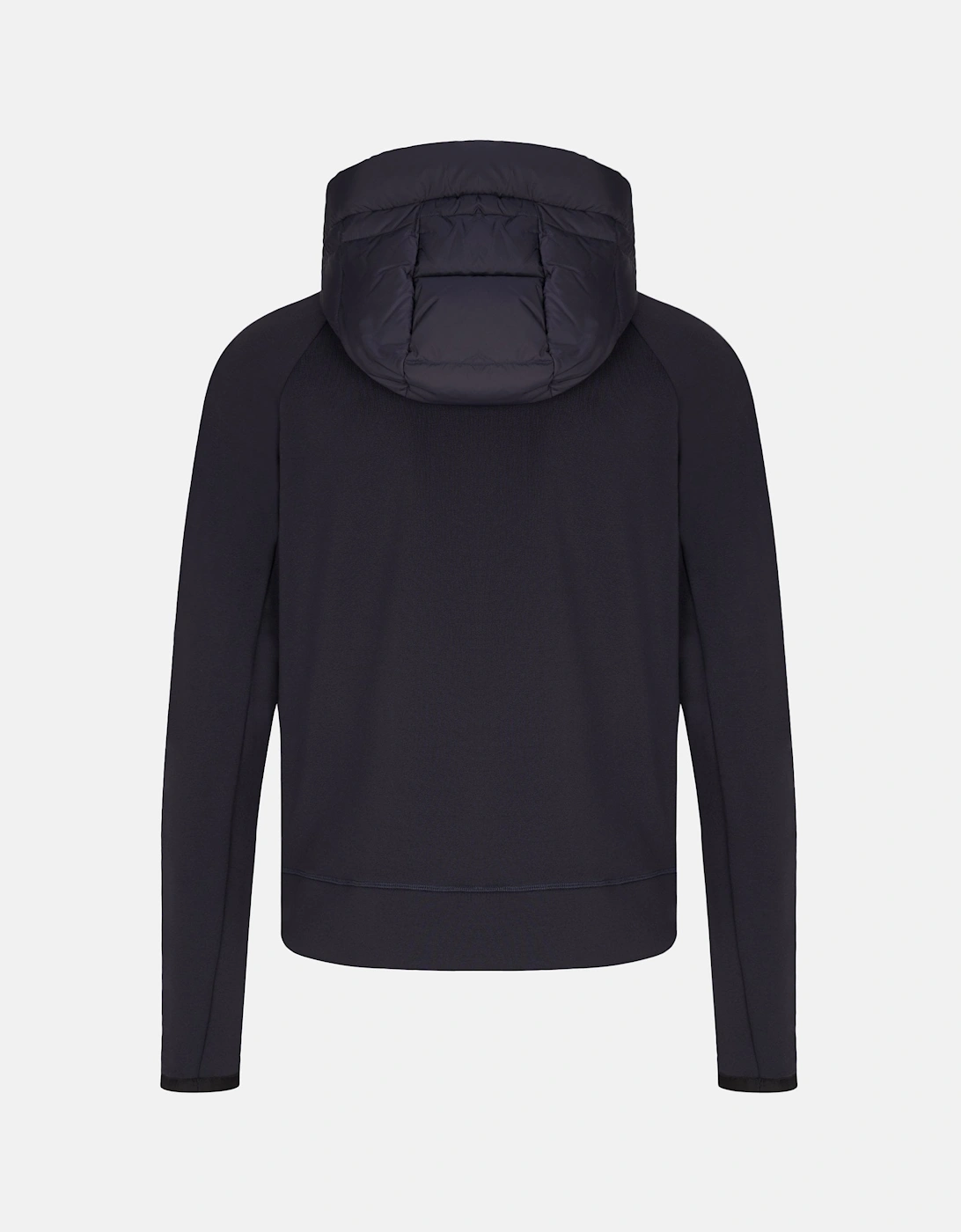 Hybrid Zip Hooded Cardigan Navy