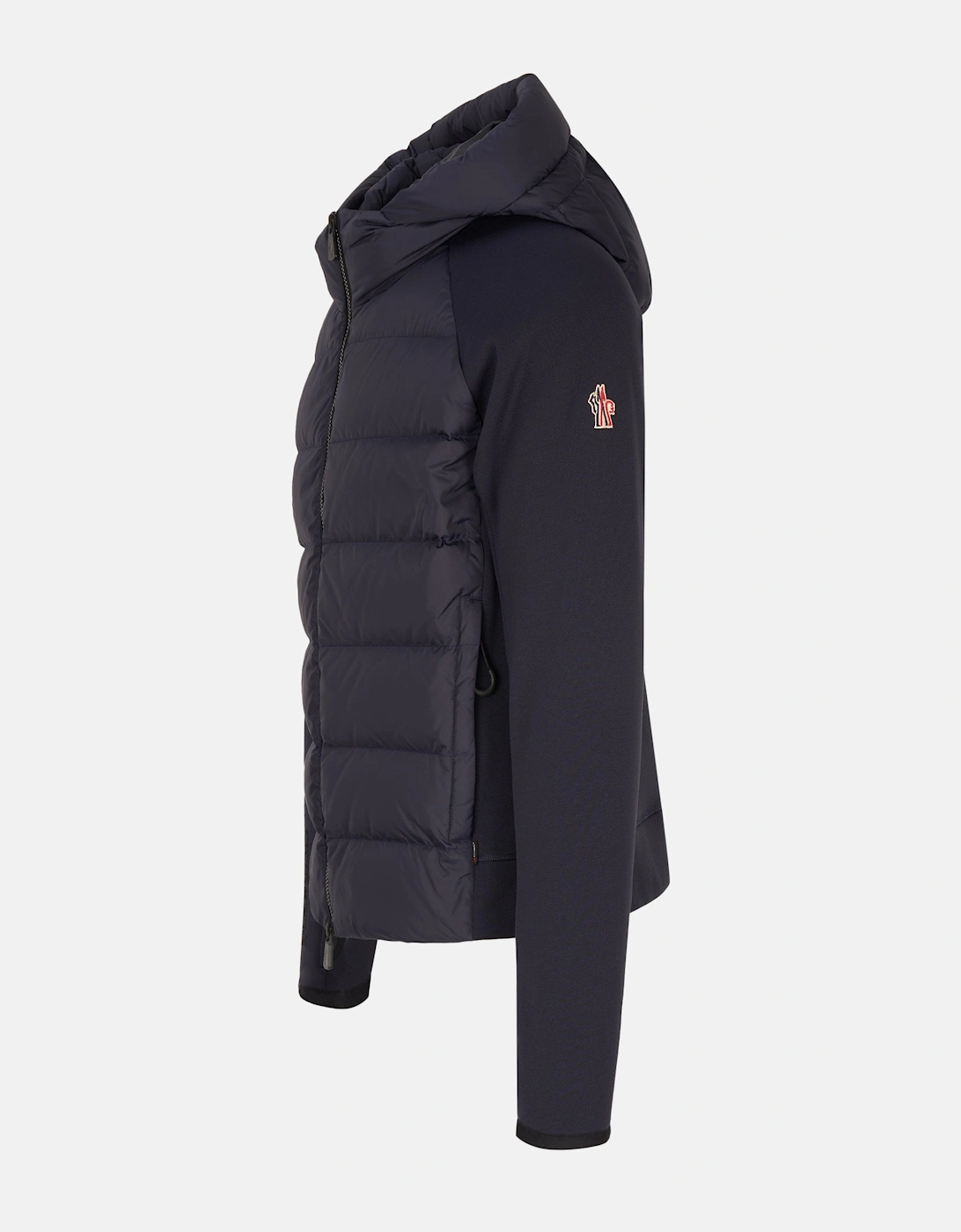 Hybrid Zip Hooded Cardigan Navy
