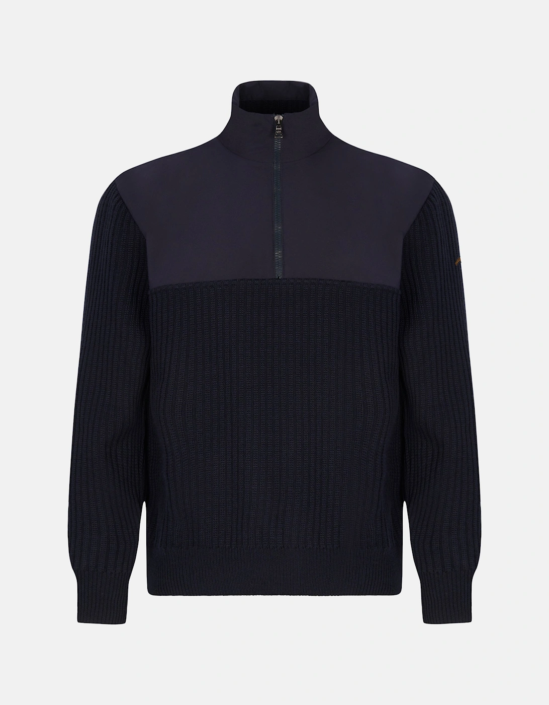 Tech Wool 1/4 Zip Sweater Navy