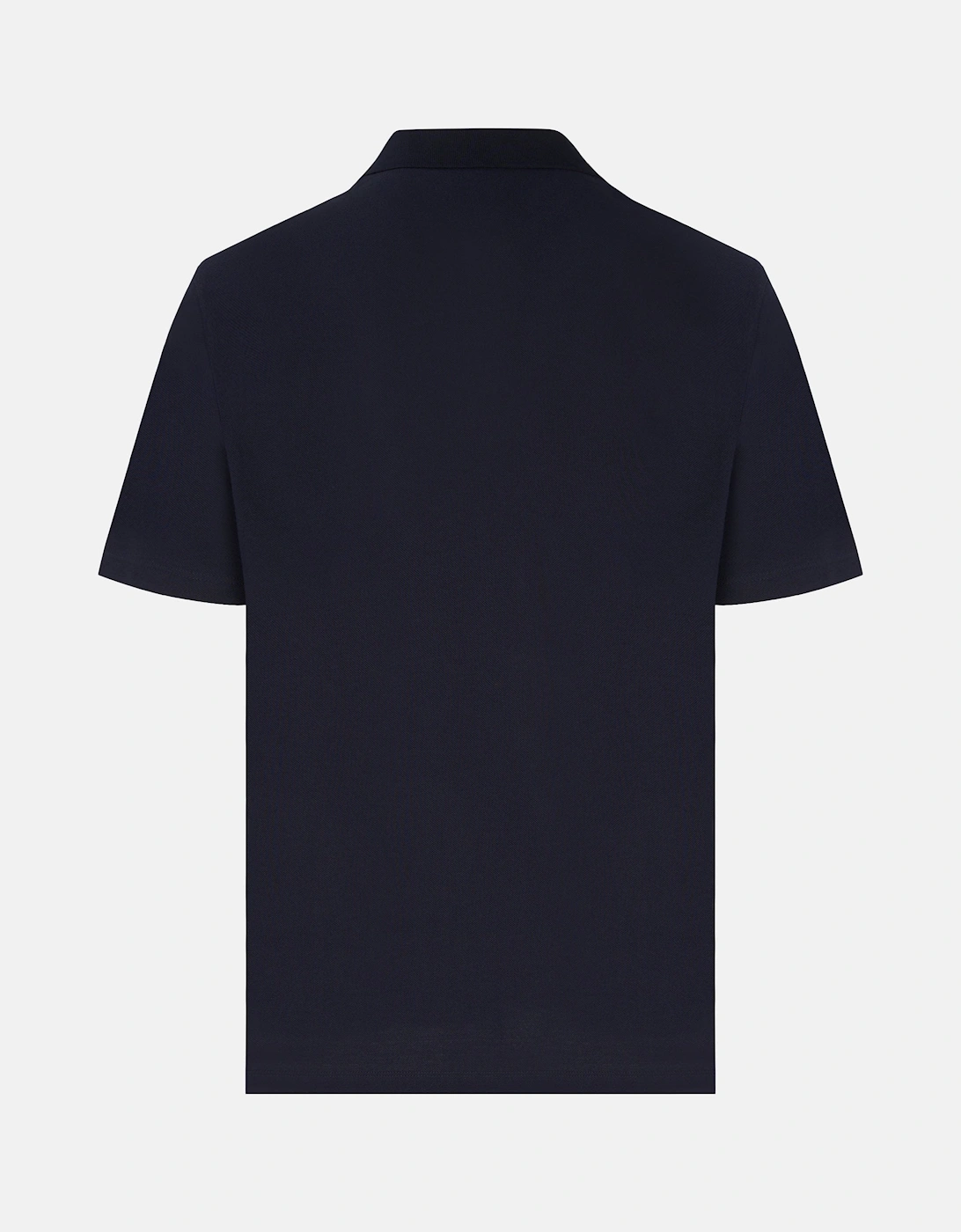 Fine Piquet Cotton Polo Navy
