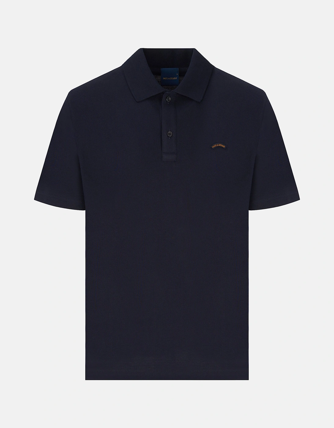 Fine Piquet Cotton Polo Navy