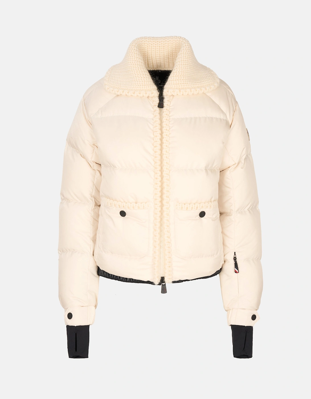 Moncler Women's White Jolie Bomber - Size 12
