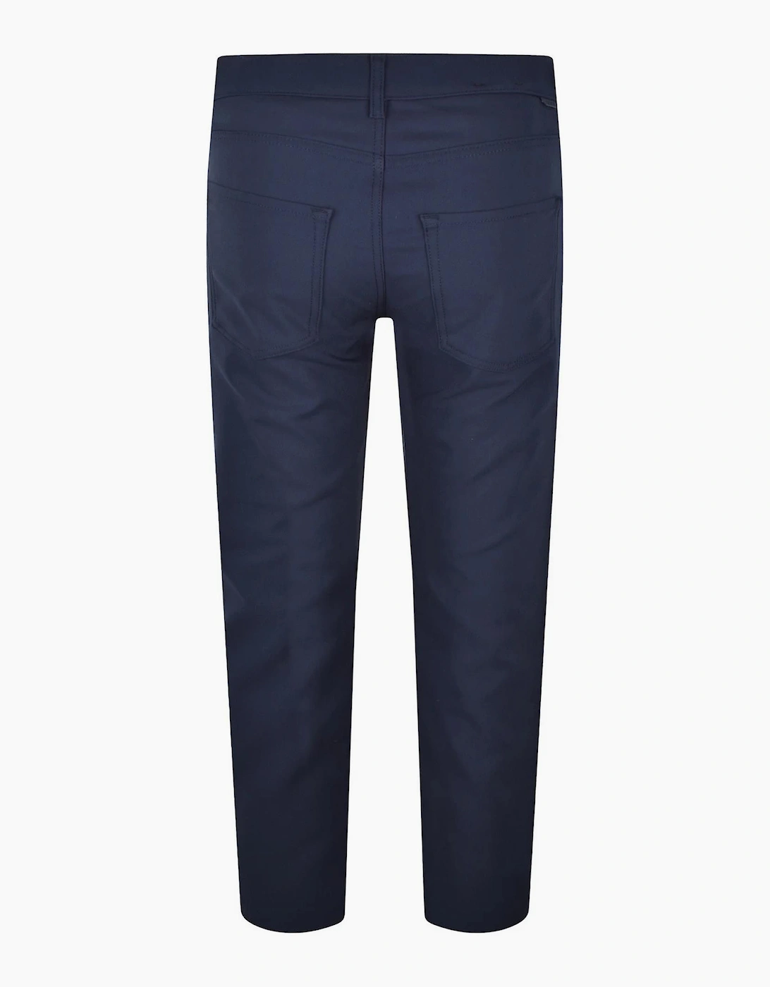 P-Delaware5 Slim Fit 5-Pocket Navy Poly Trousers