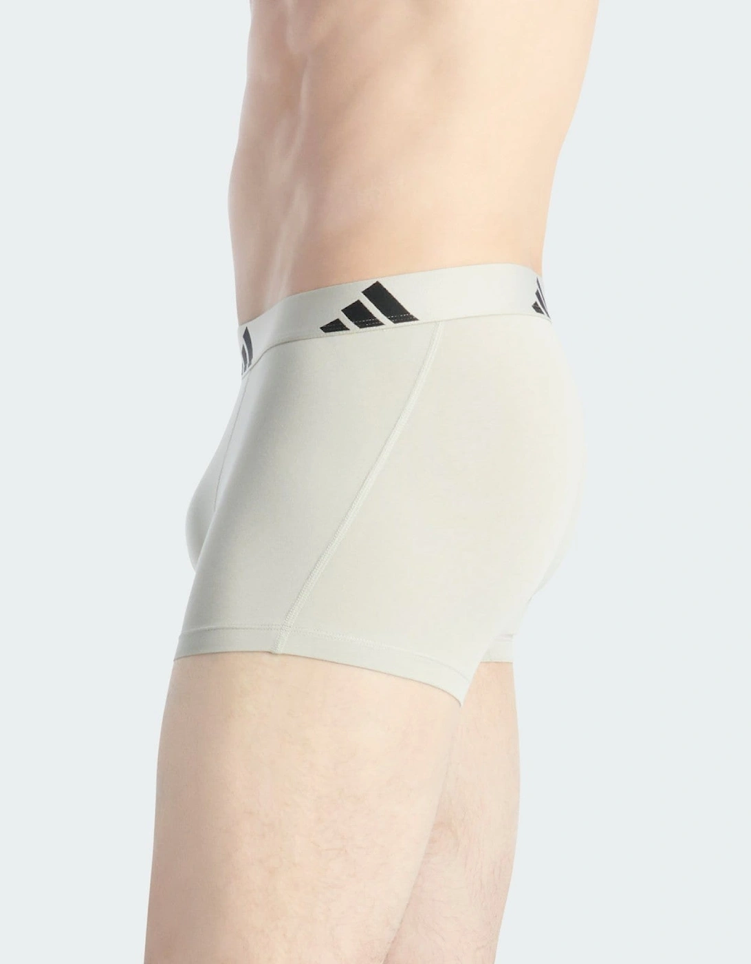 Adidas Mens Active Flex Cotton Trunk 3 Pack