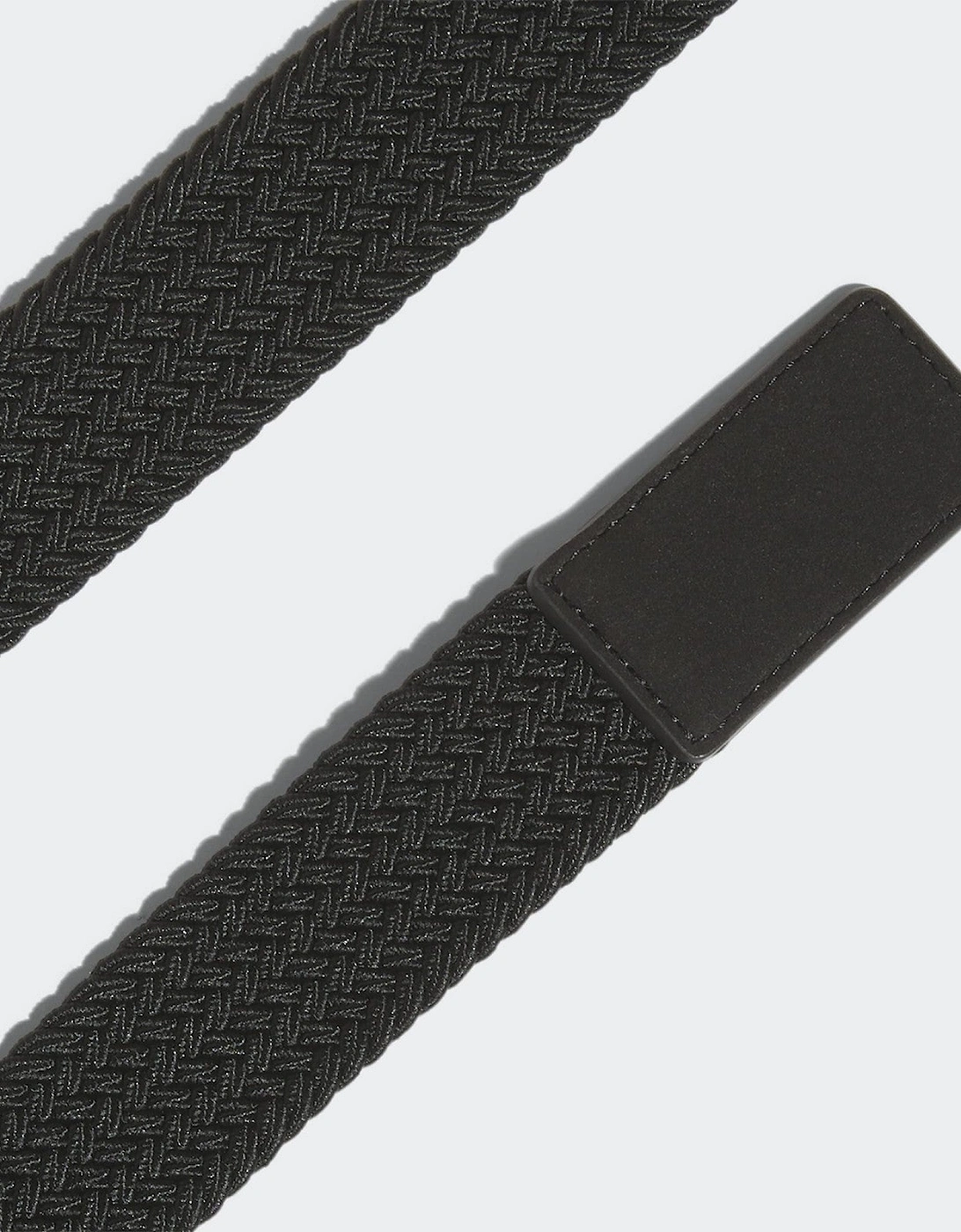 Adidas Golf Braided Stretch Straight Belt Black