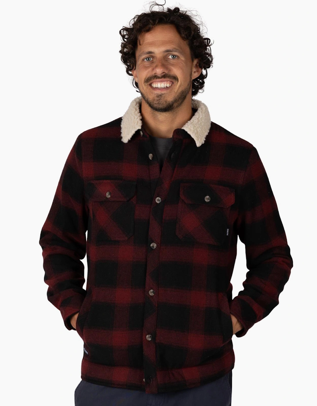 Saltrock Mens Fisher Borg Lined Shacket