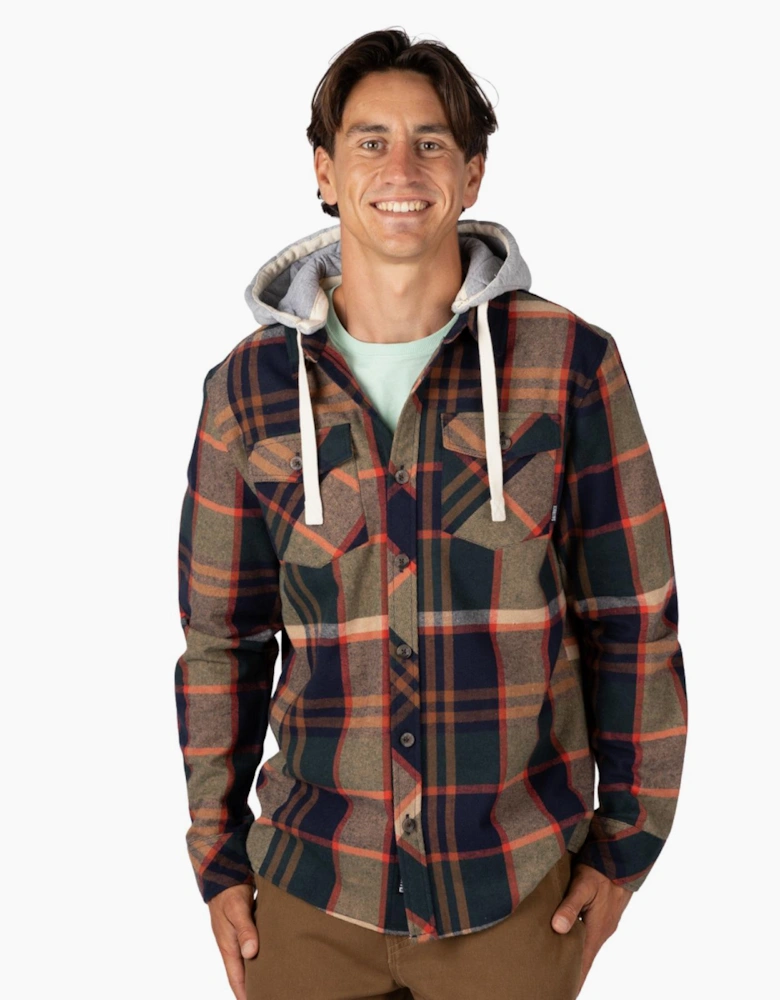 Saltrock Mens Beale Hooded Long Sleeve Shirt
