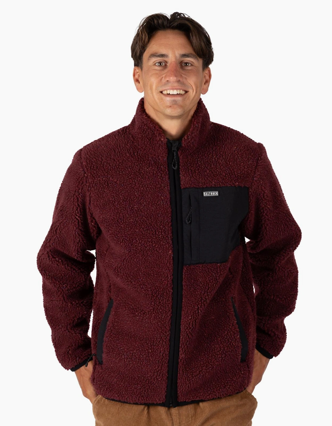 Saltrock Mens Wye Nep Full Zip Fleece