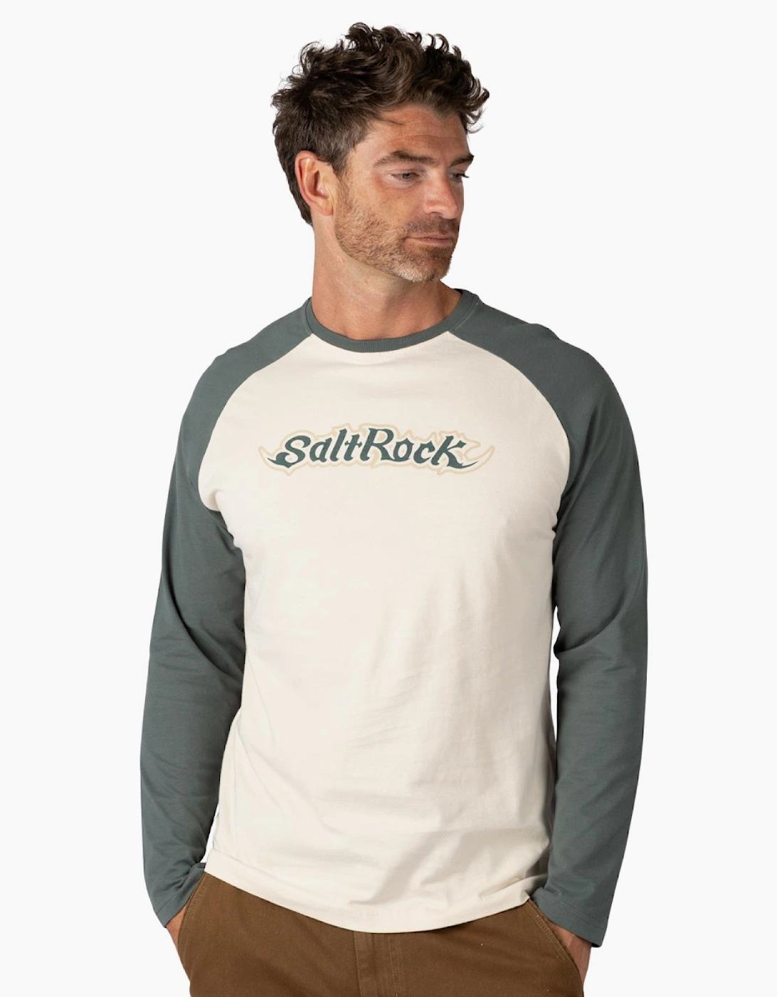 Saltrock Mens Heritage Logo Long Sleeve T-Shirt