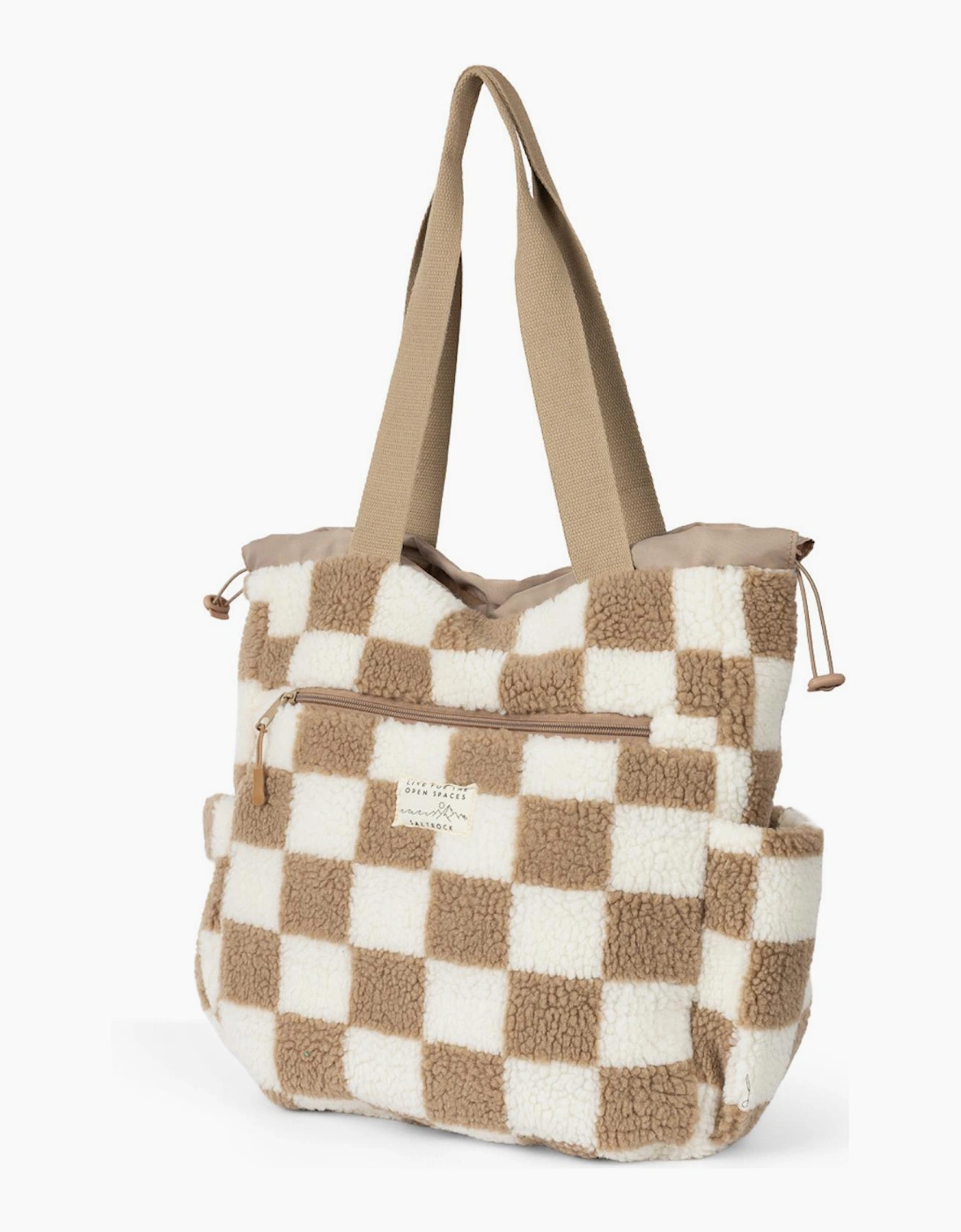 Men's Saltrock Womens Calla Fleece Tote Bag - Light Brown - Tan - Size: ONE size