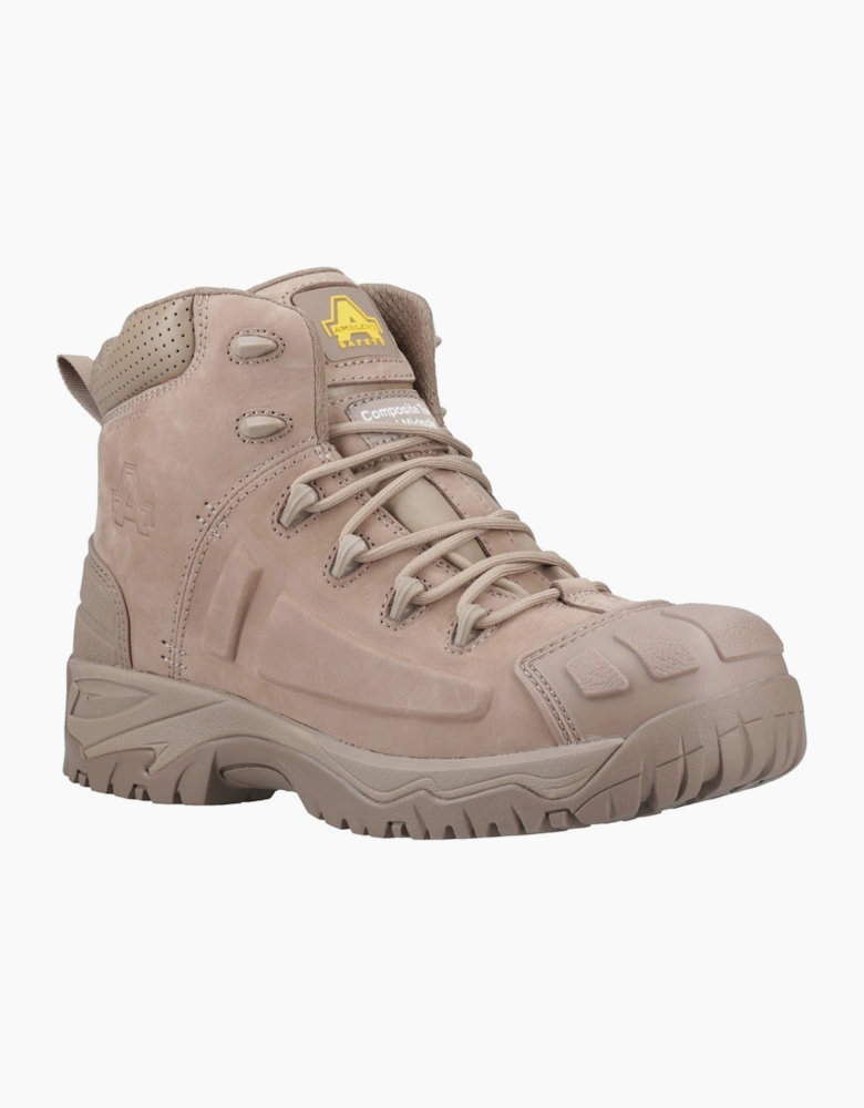 Amblers Safety AS36C Mens Composite Toe Safety Boots Stone
