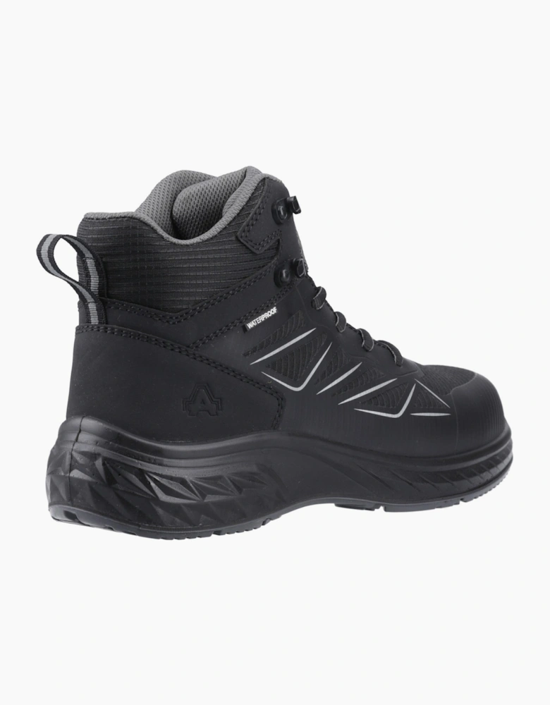 Amblers Safety AS710C Trail Unisex Composite Toe Safety Hiker Boots Black