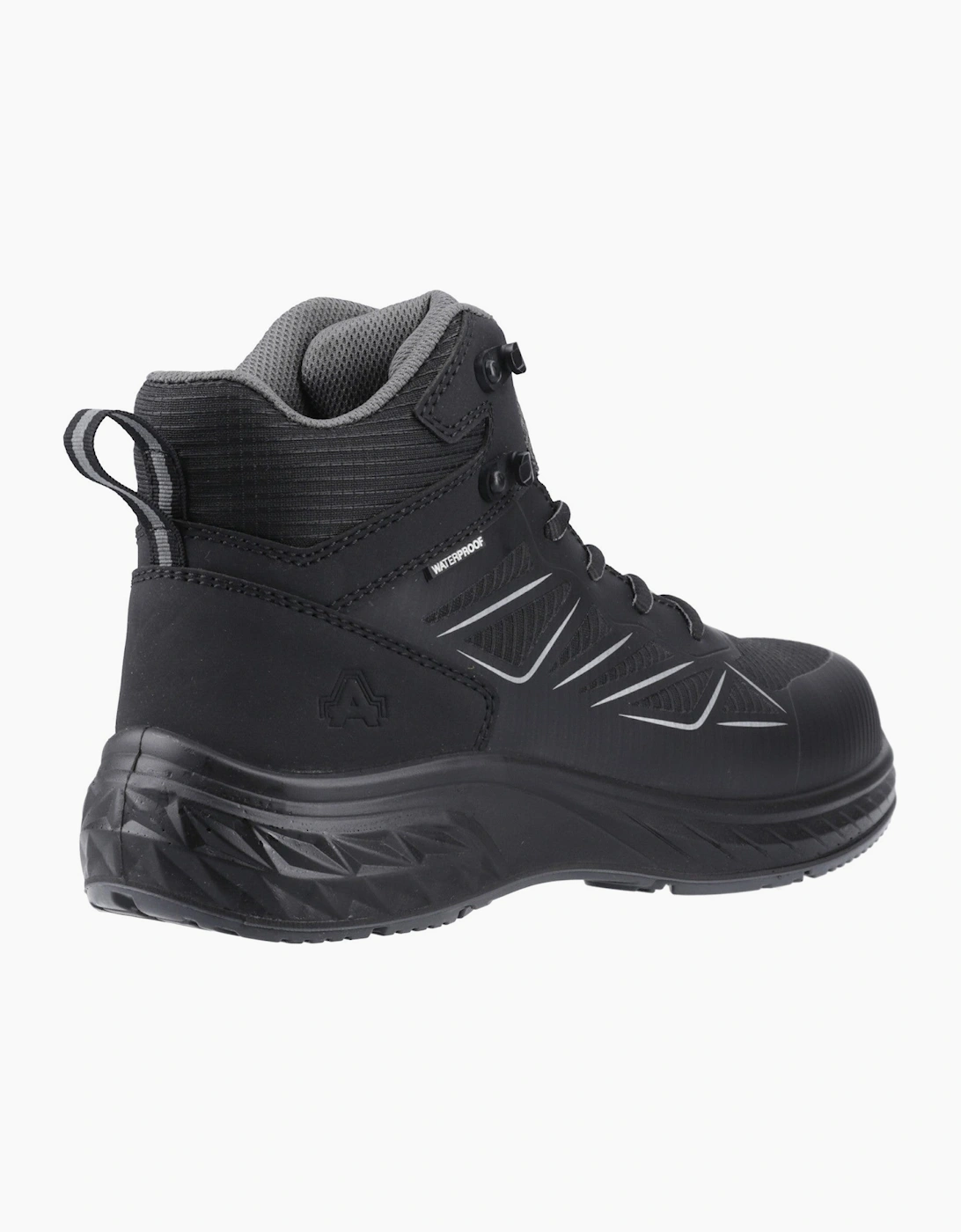 Amblers Safety AS710C Trail Unisex Composite Toe Safety Hiker Boots Black