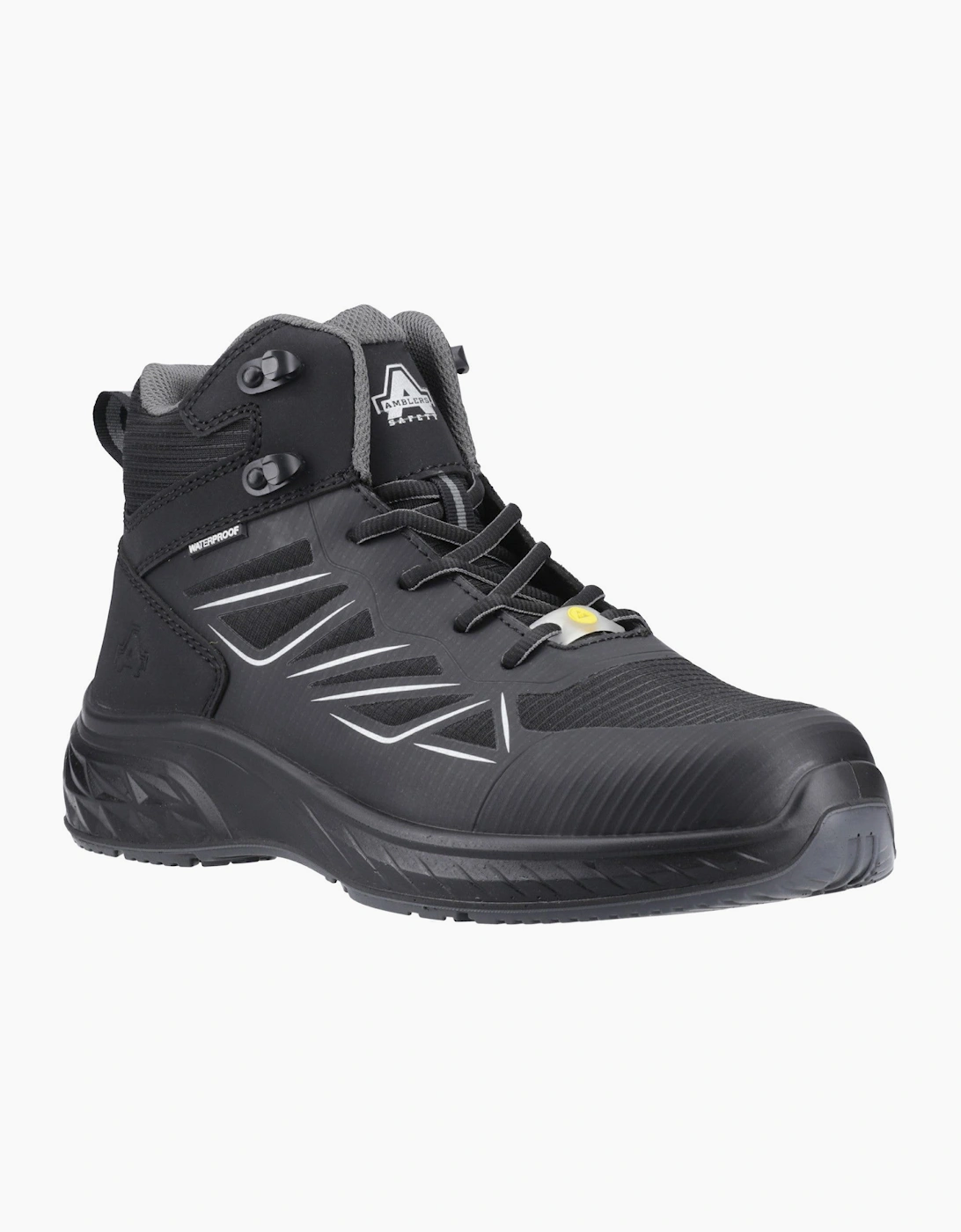 Amblers Safety AS710C Trail Unisex Composite Toe Safety Hiker Boots Black