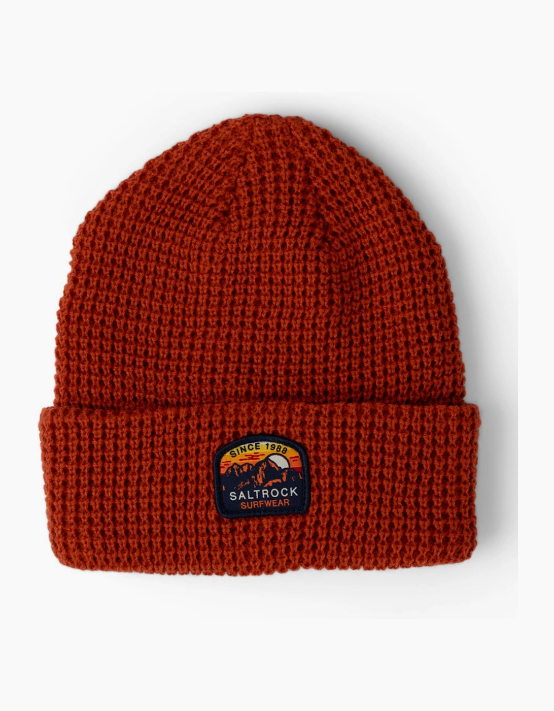 Saltrock Unisex Orange Last Light Knitted Beanie - Size One Size