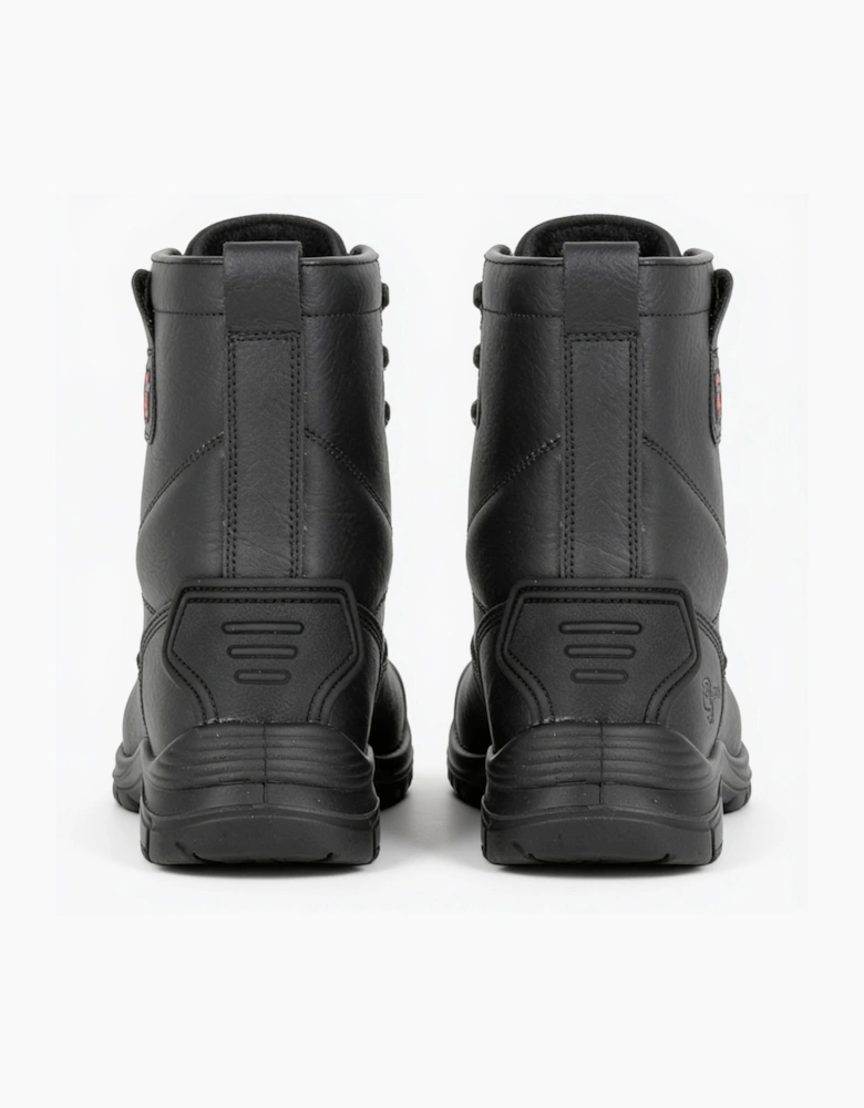 Grafters M922A Mens Fur Lined Rigger Safety Boots Black