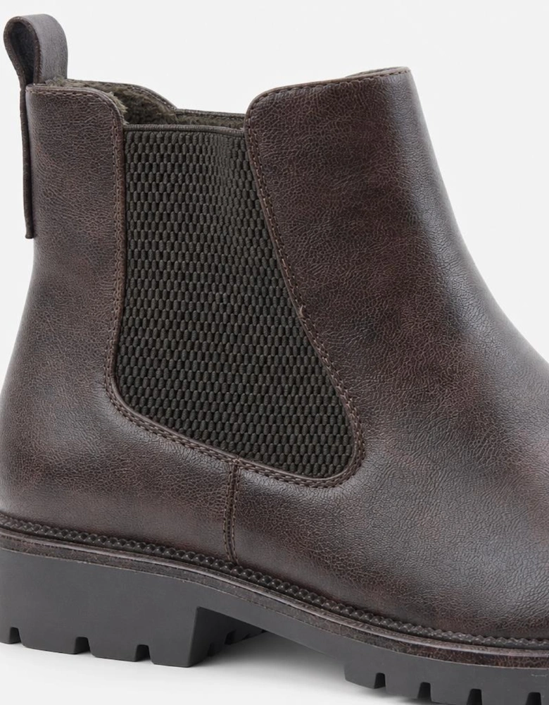 Heavenly Feet BALLY Womens Ankle Boots Chocolate