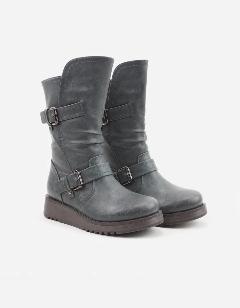 Heavenly Feet HANNAH4 Womens Tall Boots Ocean