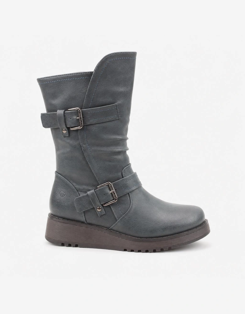 Heavenly Feet HANNAH4 Womens Tall Boots Ocean