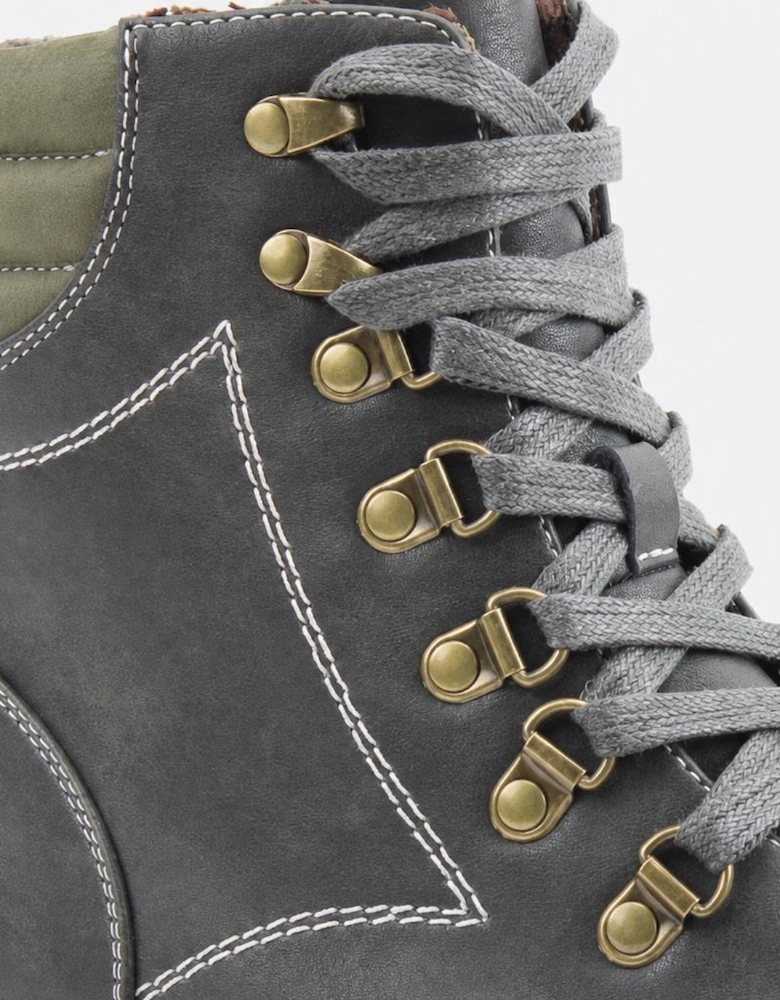 Heavenly Feet MELISSA Womens Ankle Boots Forest