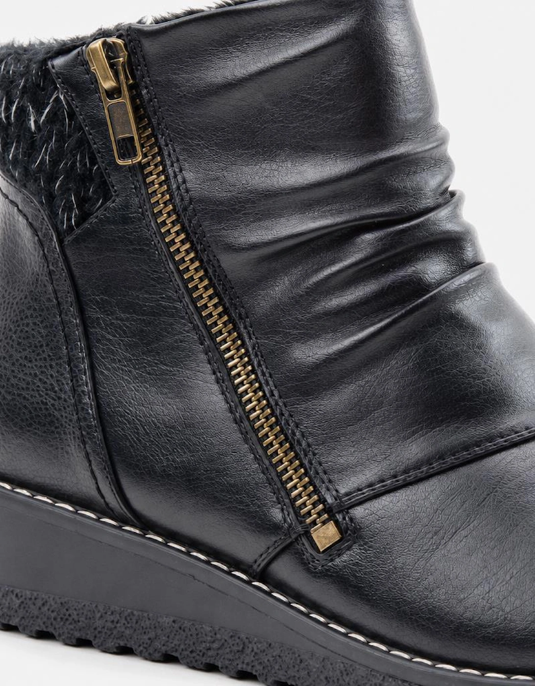 Heavenly Feet PERRY Womens Ankle Boots Black