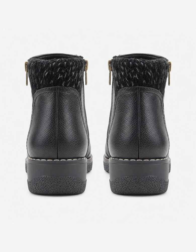 Heavenly Feet PERRY Womens Ankle Boots Black