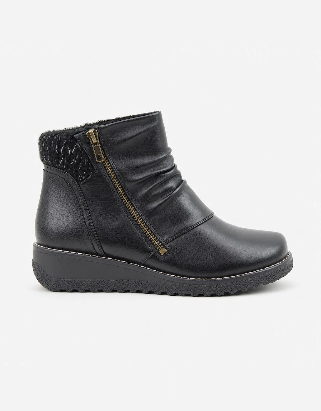 Heavenly Feet PERRY Womens Ankle Boots Black