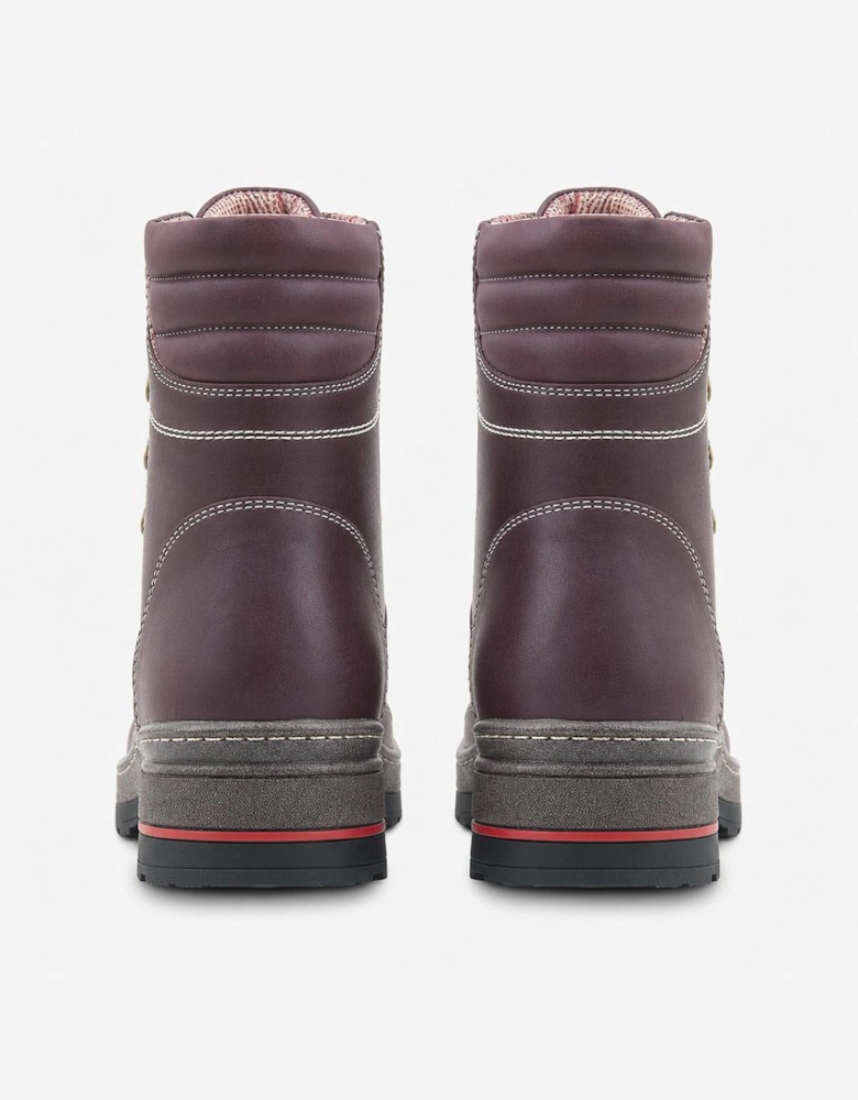 Heavenly Feet MELISSA Womens Ankle Boots Burgundy