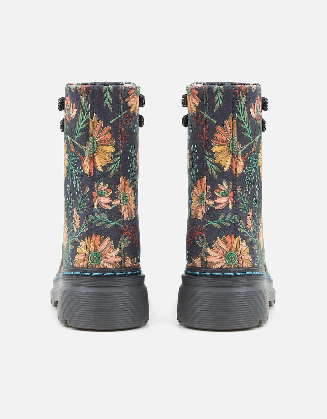 Heavenly Feet LOTTE Womens Ankle Boots Black Daisy