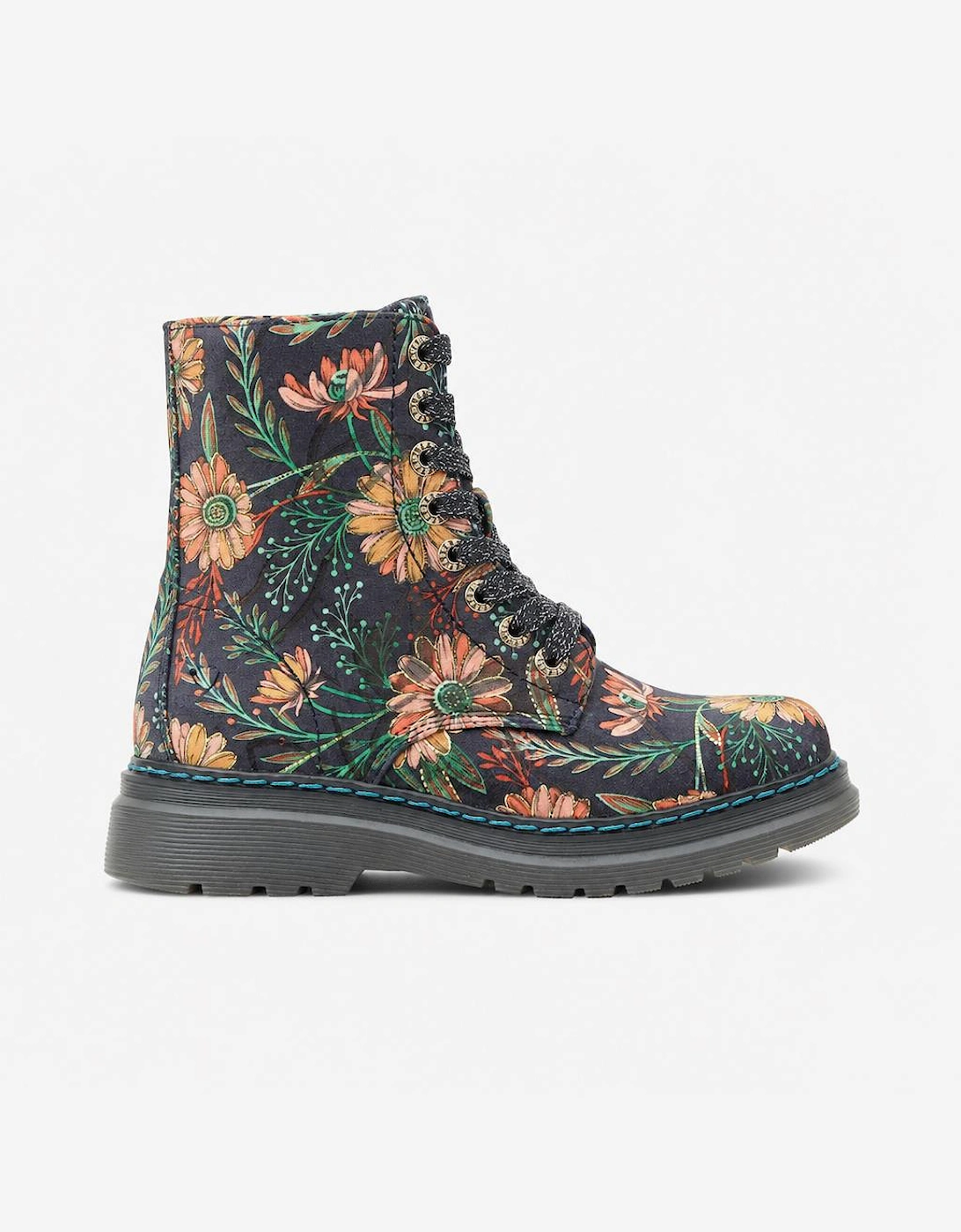 Heavenly Feet LOTTE Womens Ankle Boots Black Daisy
