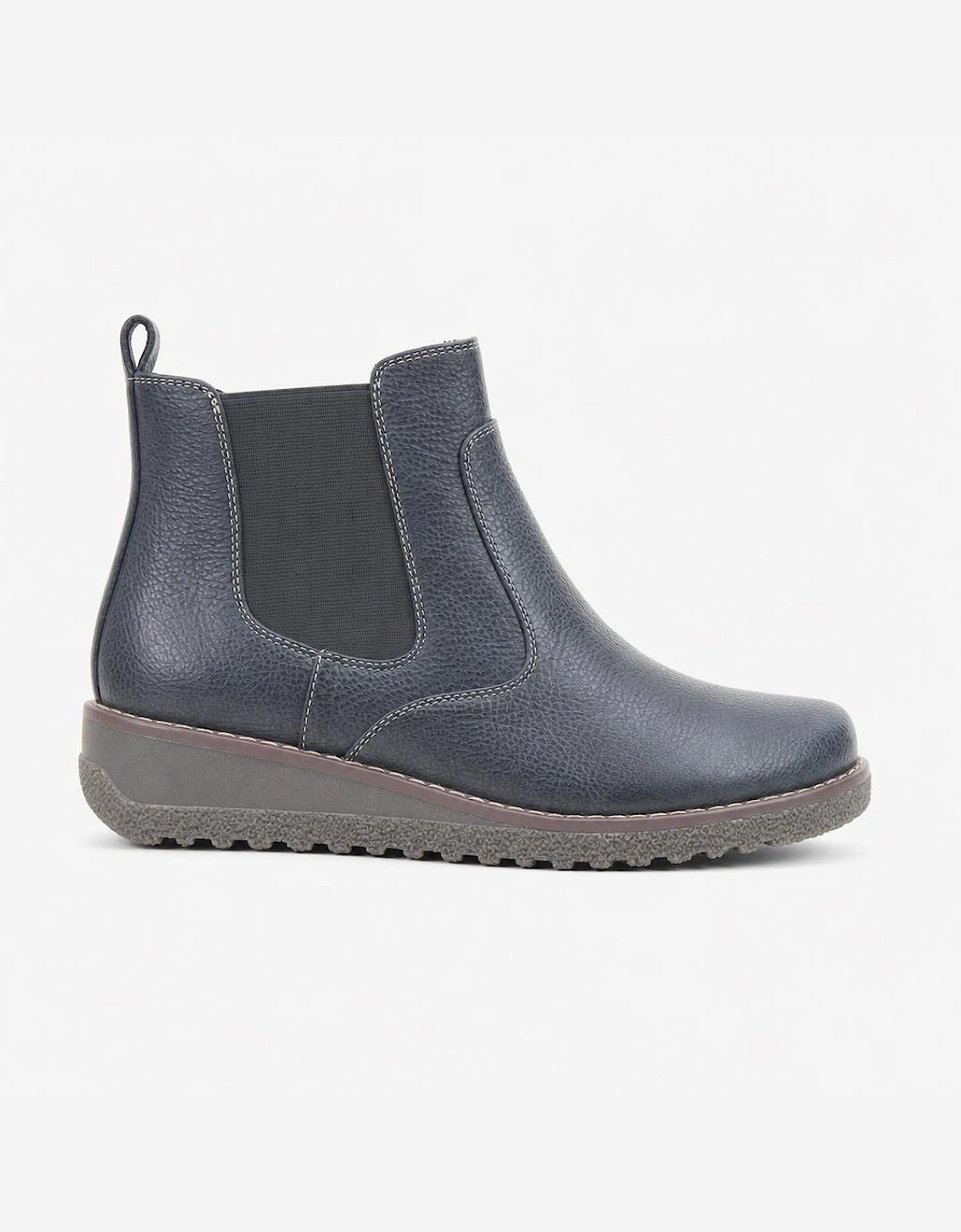 Heavenly Feet MOIRA Womens Ankle Boots Navy