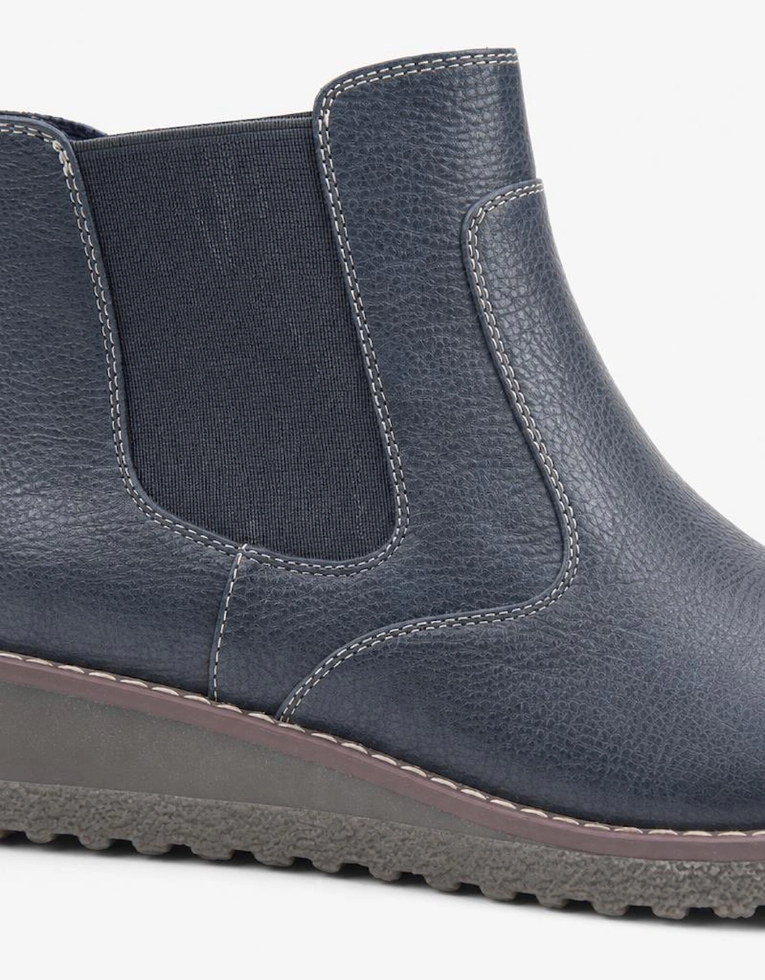 Heavenly Feet MOIRA Womens Ankle Boots Navy