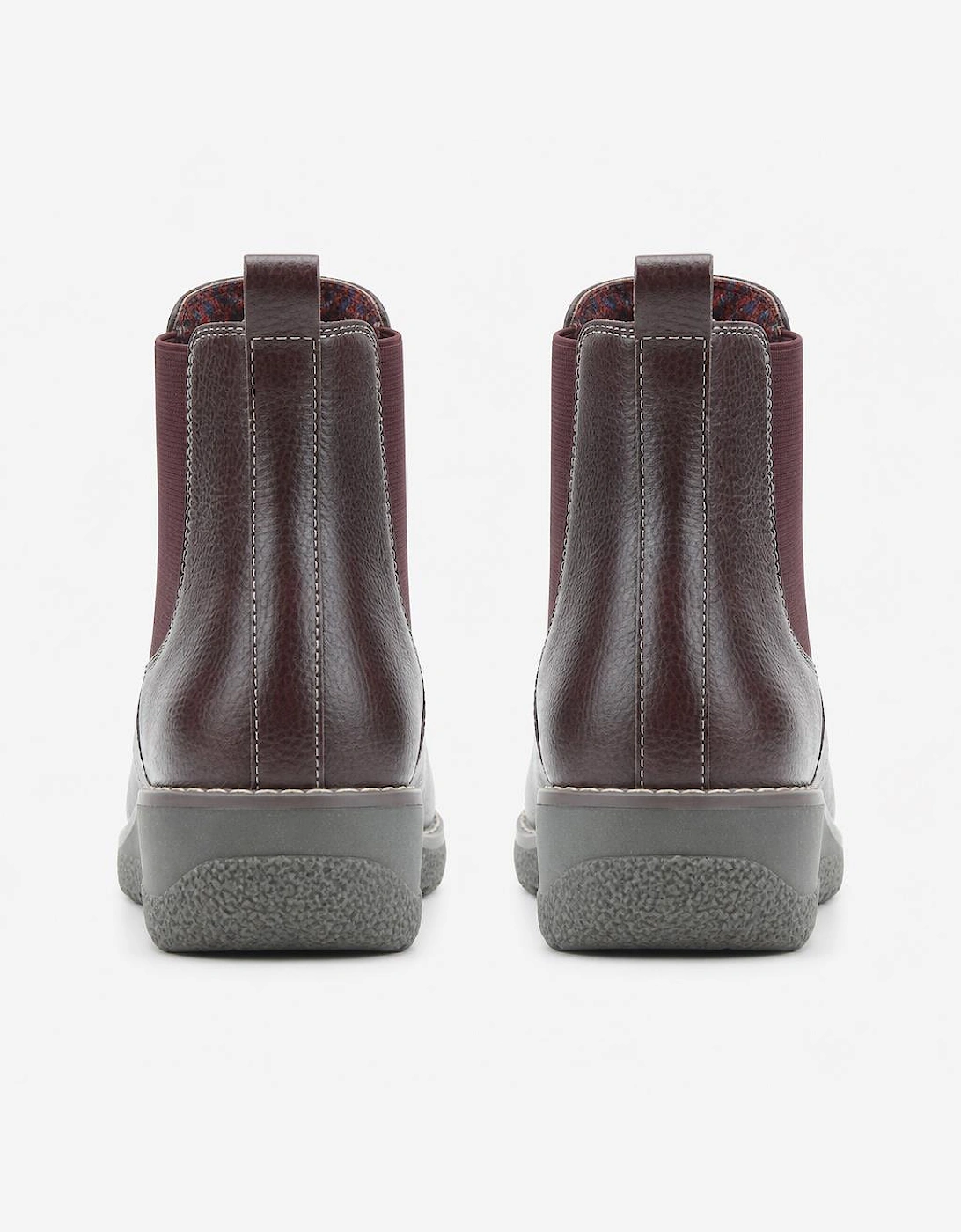 Heavenly Feet MOIRA Womens Ankle Boots Burgundy