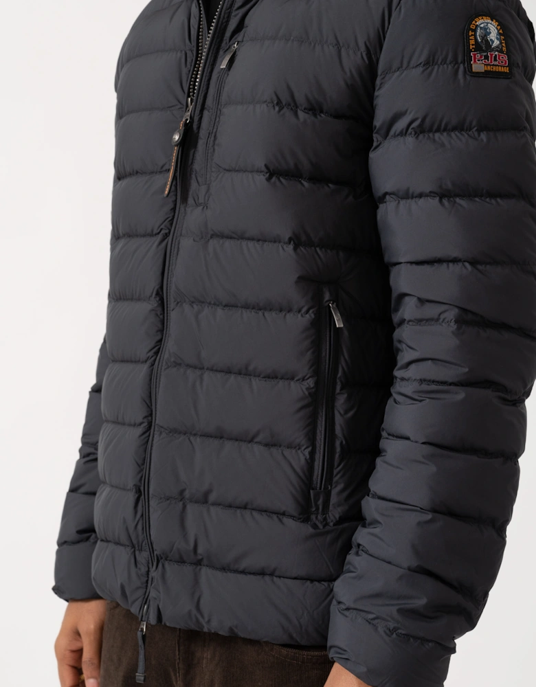 Parajumpers Last Minute Mens Down Jacket with Hood - Black 541