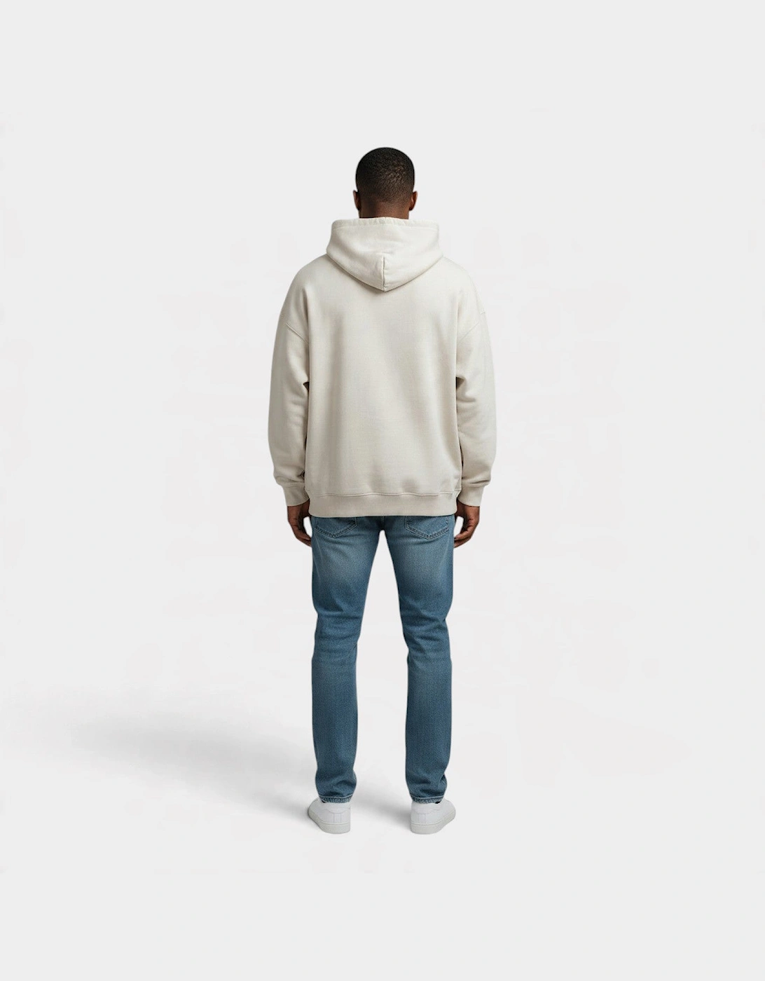 Pilled Mini Logo Hoodie Sand