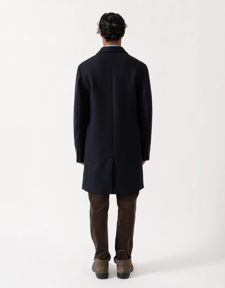 GANT Mens Classic Wool Coat - 433 Evening Blue