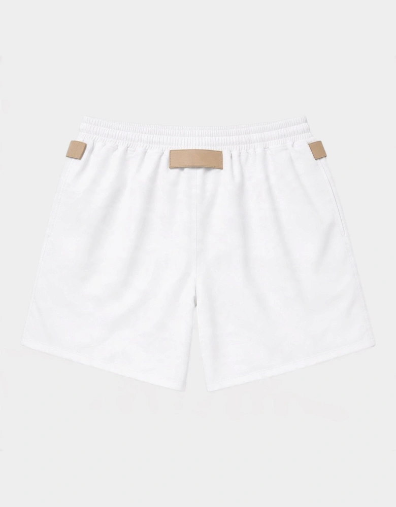 Le Maillot Praia Swim Shorts Beige White