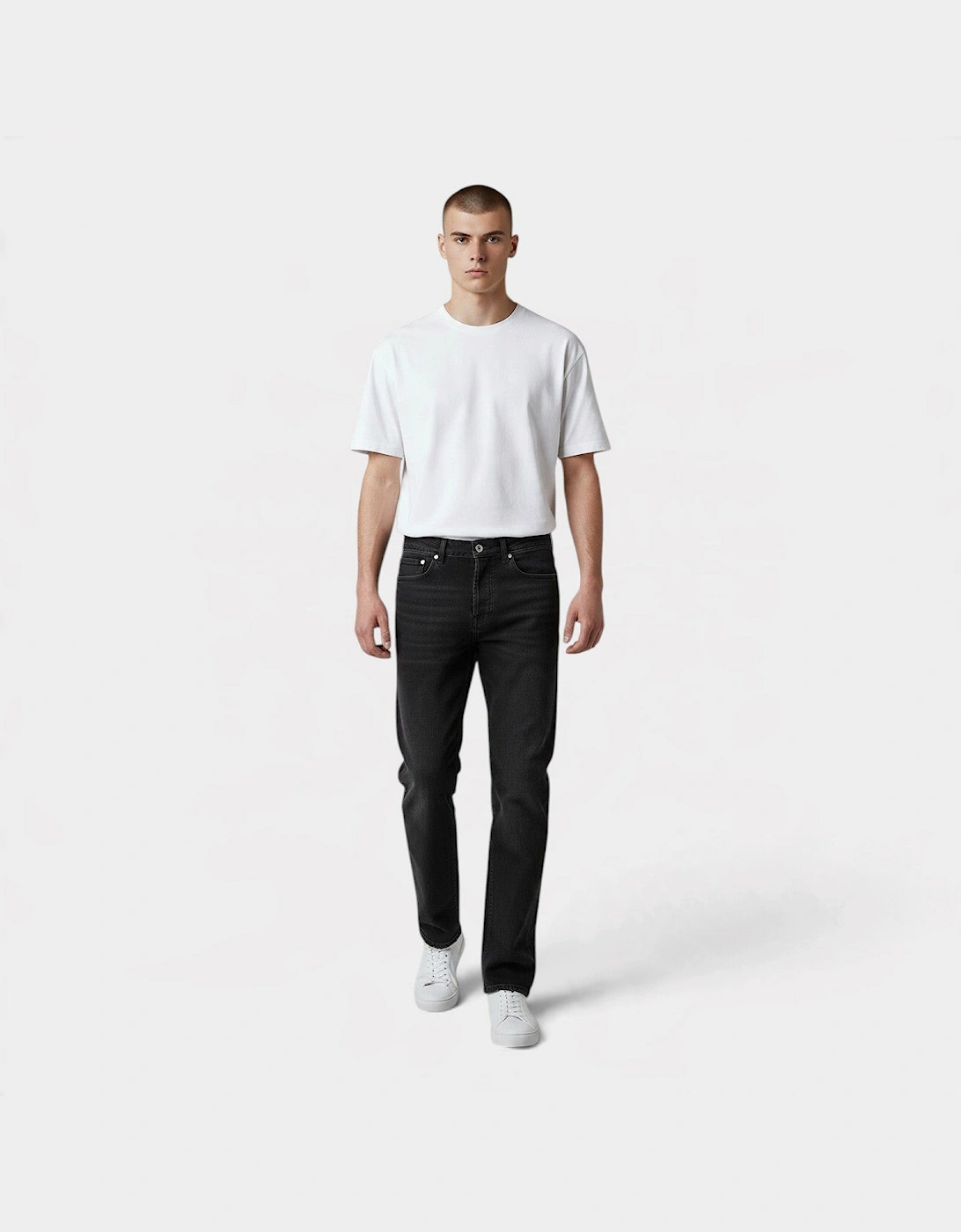 ALD Straight Fit Denim Washed Black