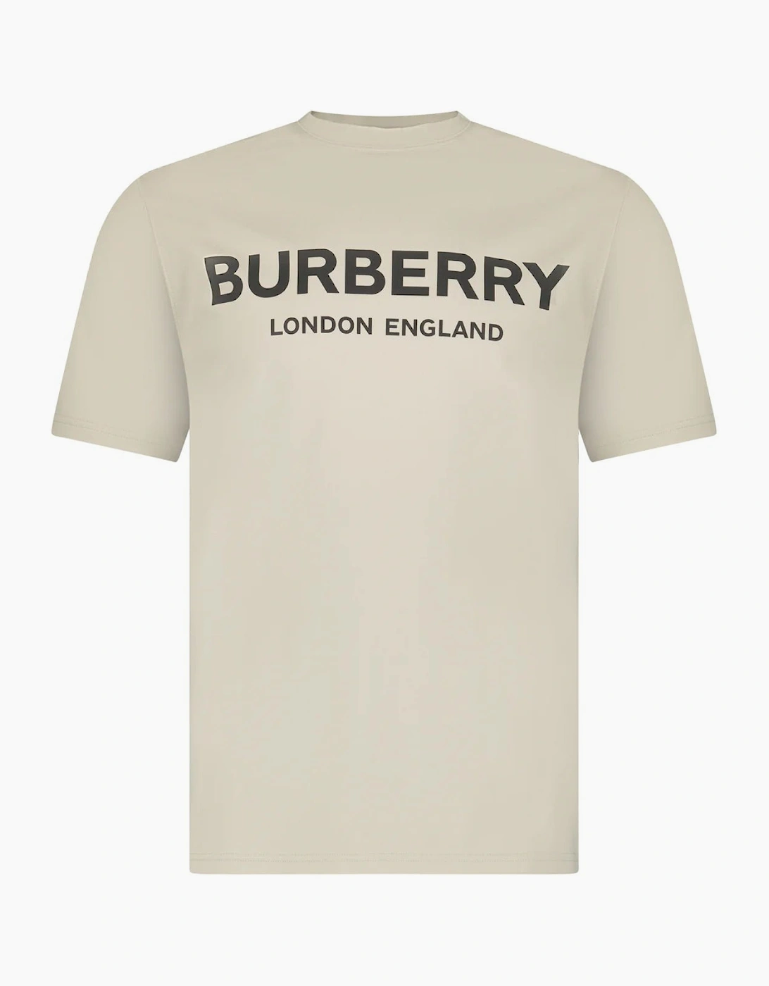 Burberry 'Ellison' Logo Print T-Shirt Lichen