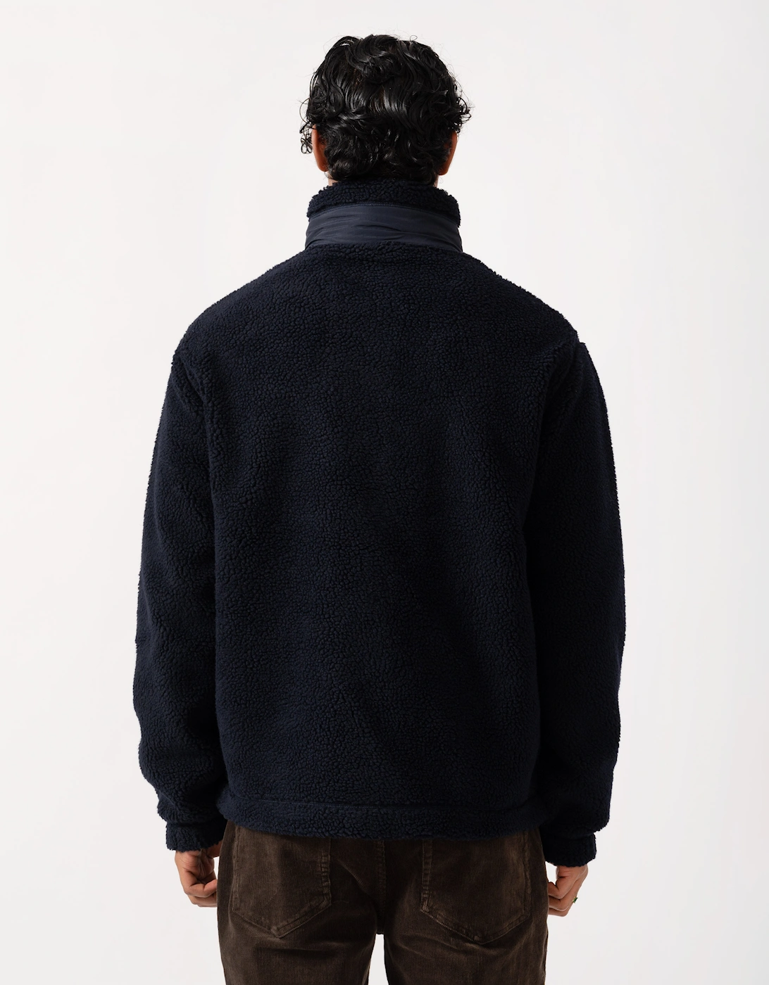 GANT Mens Patch Pocket Fleece Jacket - 433 Evening Blue