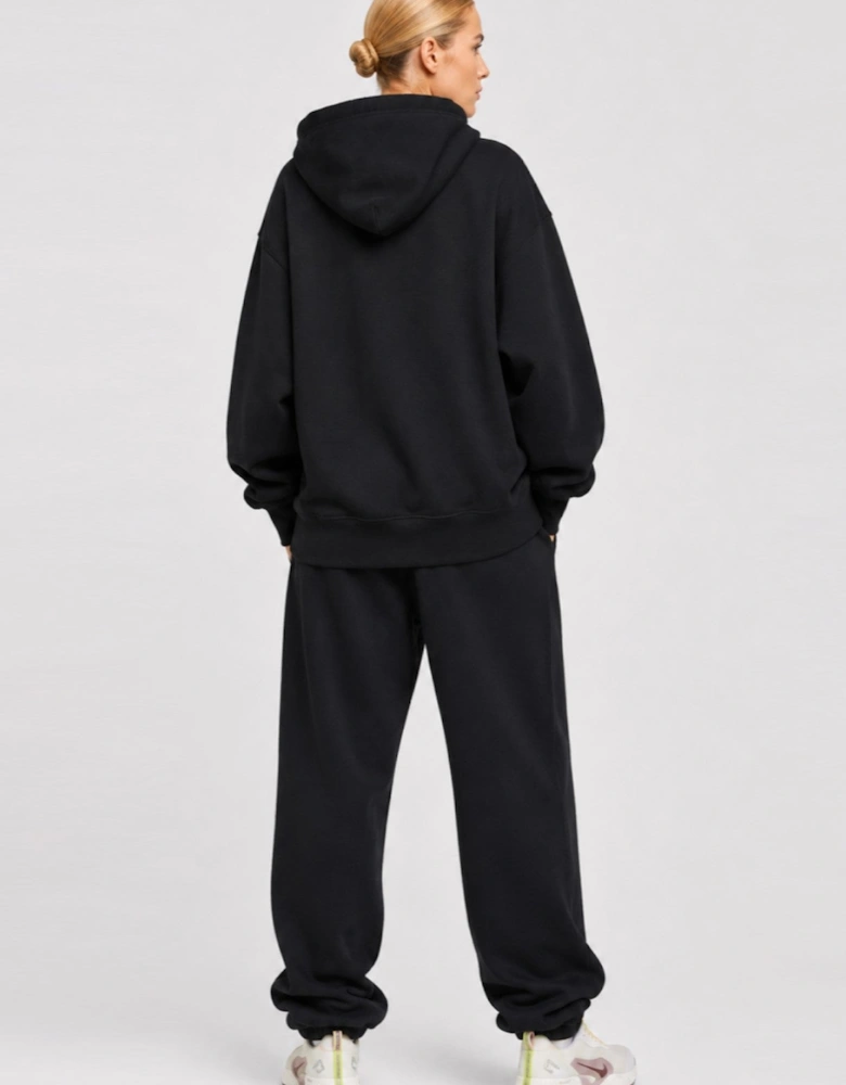 Nike Womens Oversized Phoenix Pullover Hooded Tracksuit in Black