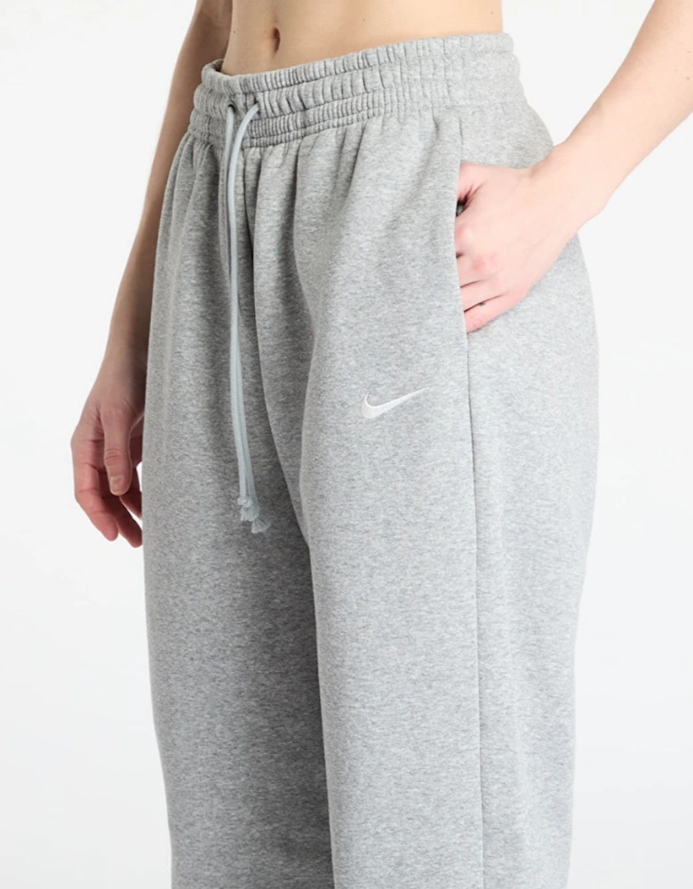 Nike Womens Oversized Phoenix Pullover Hooded Tracksuit in Grey