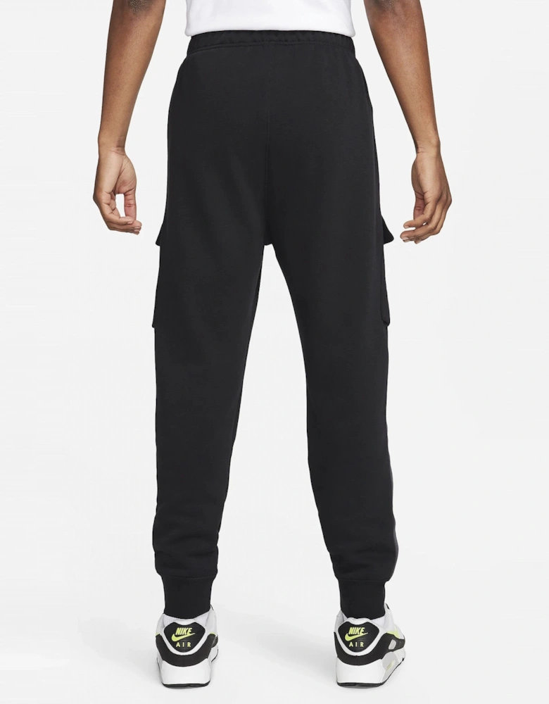 Nike Air Mens Panel Overhead Full Tracksuit Set in Black