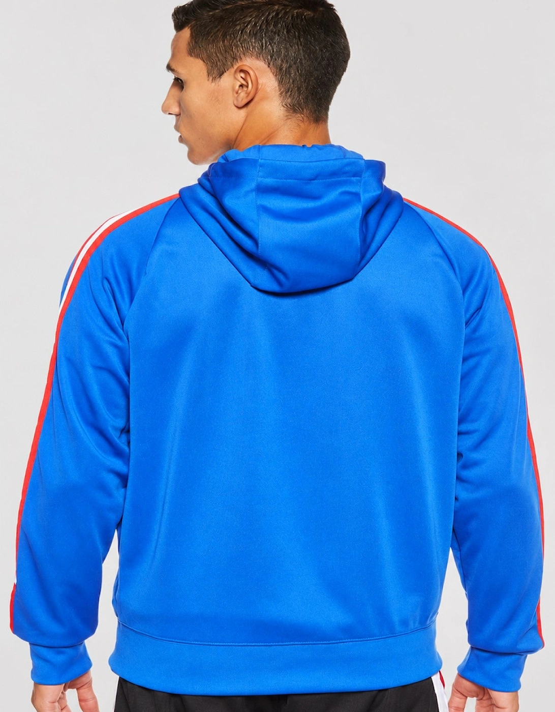 Nike Mens Tribute Poly Full Tracksuit Set in Blue